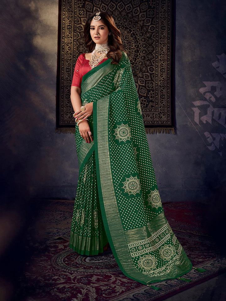 Printed Art Silk Saree