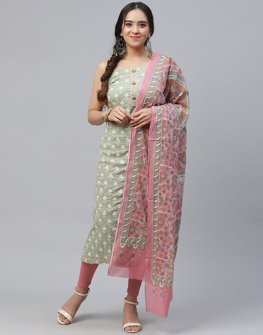 Cotton Printed Suit piece