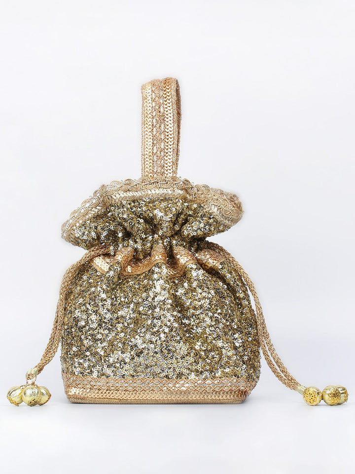 Georgette Golden Potli
