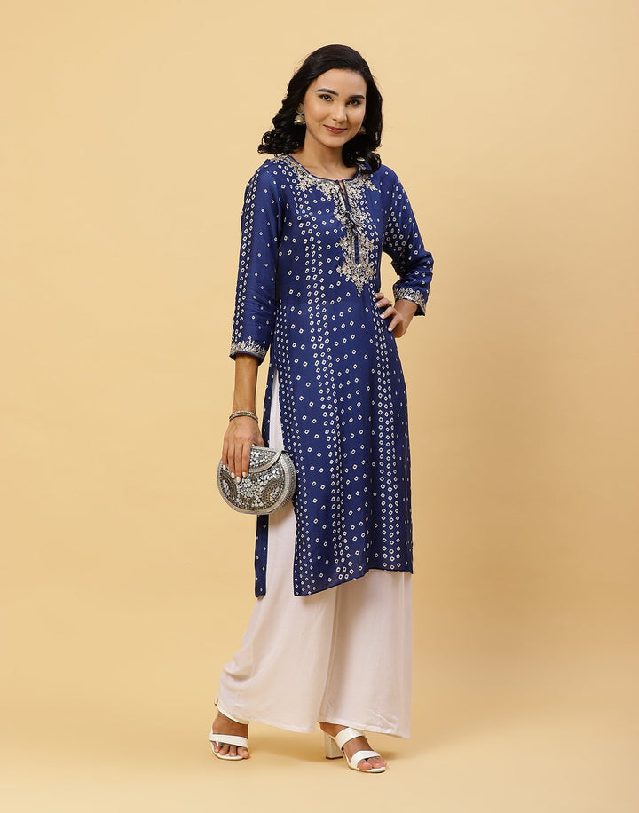 Printed Cotton Muslin Kurti