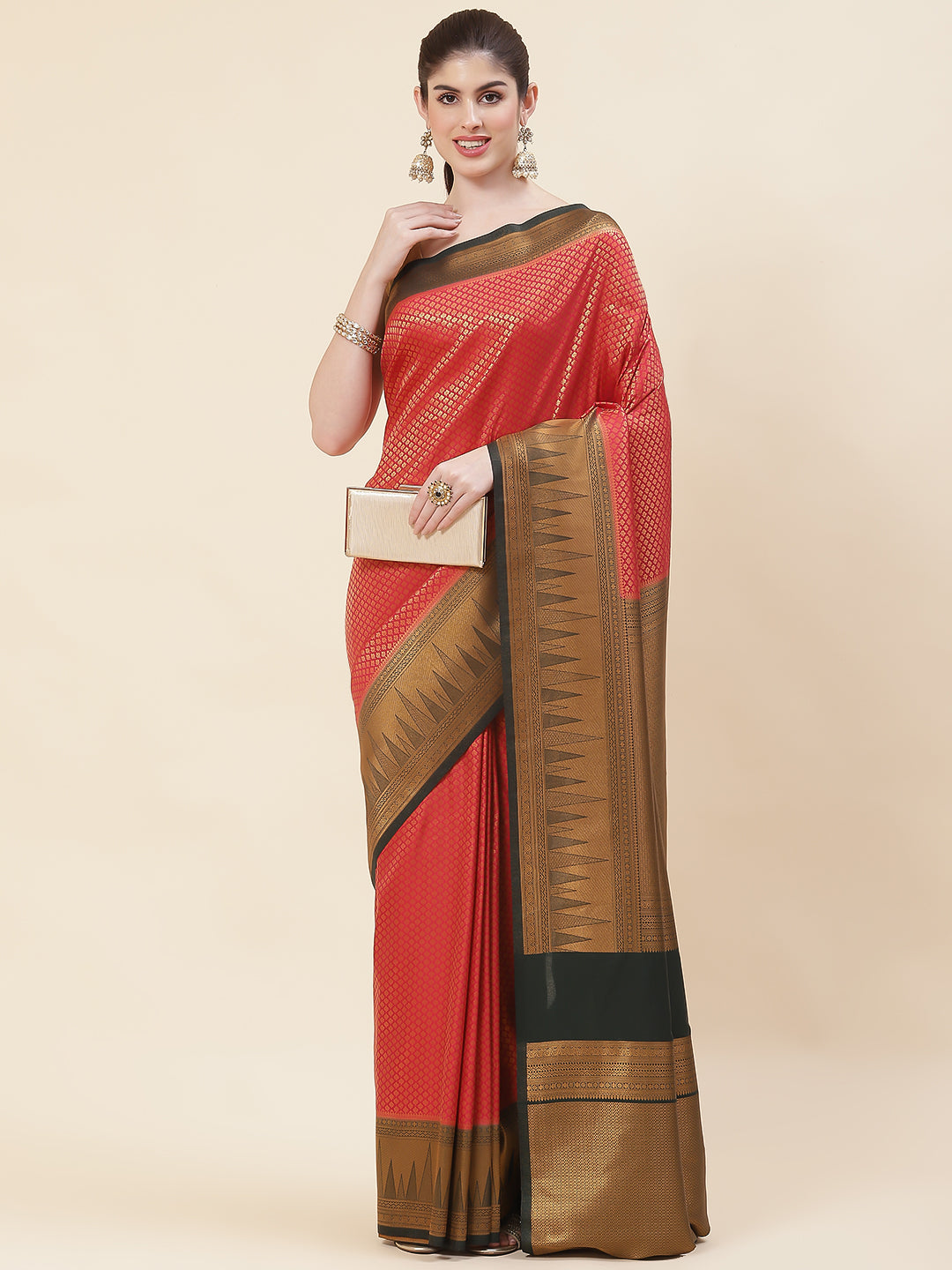 Zari Booti Handloom Woven Saree