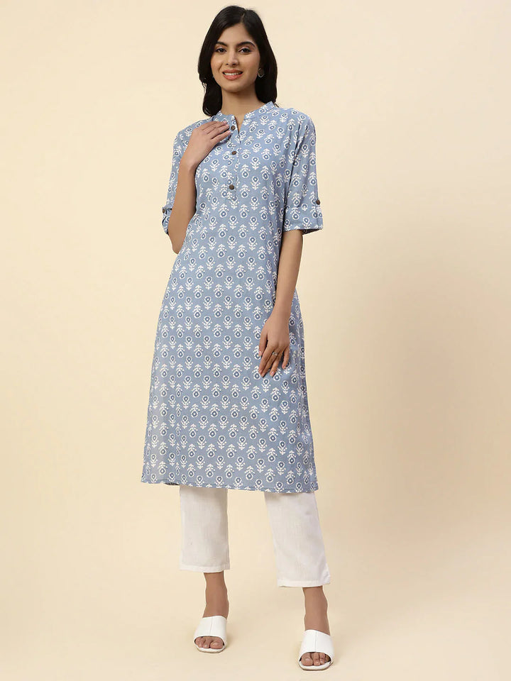 Printed Cotton Kurta