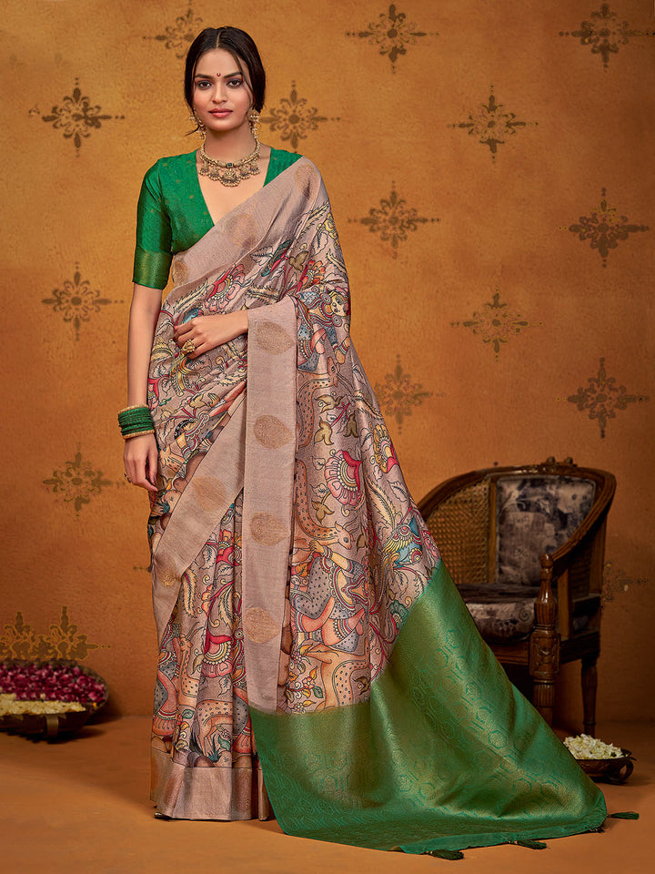 Printed Art Silk Saree