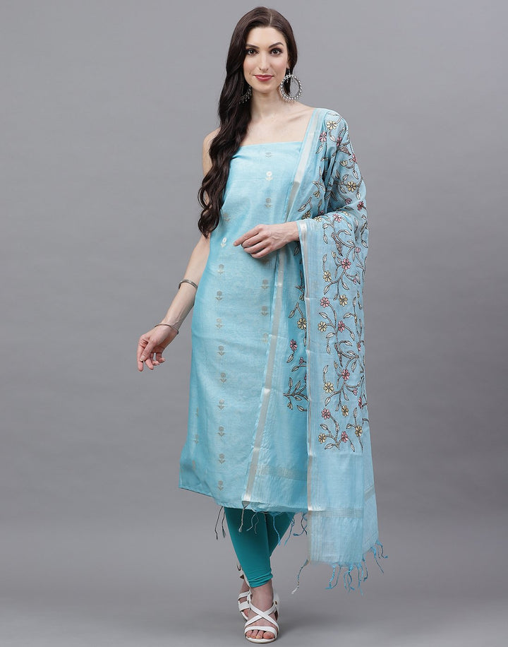 Chanderi Printed Suit Piece