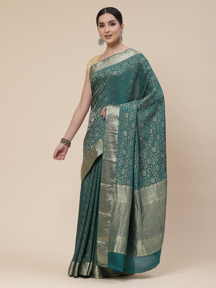 Zari Zaal Banarasi Woven Saree