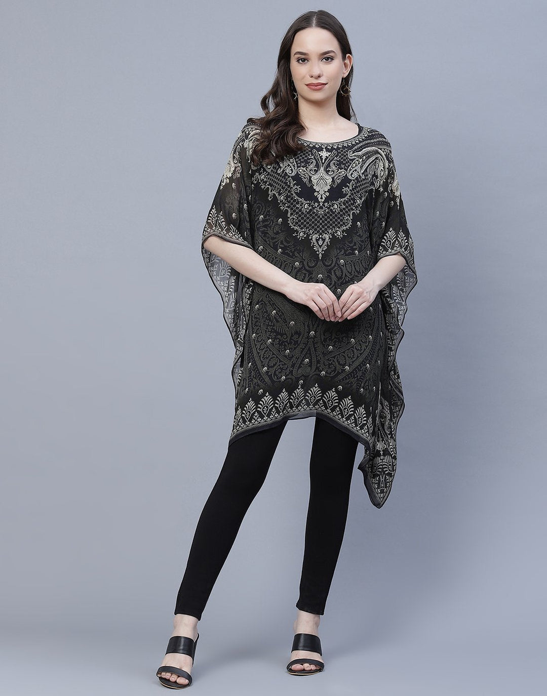 Digital Print Georgette Kaftan