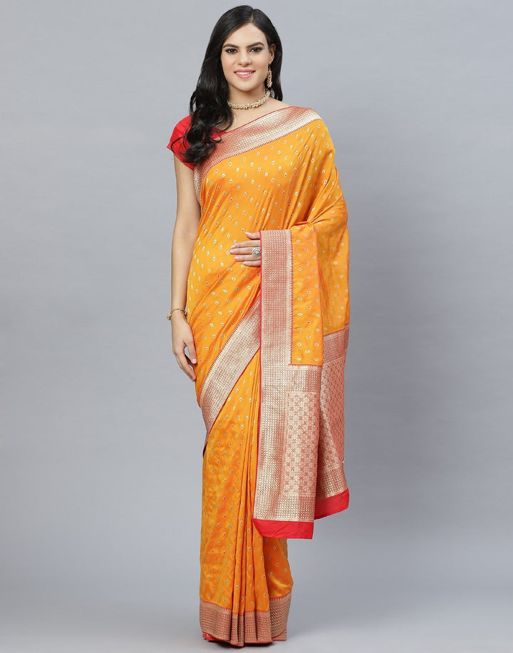 Banarasi Woven Embroidery Saree
