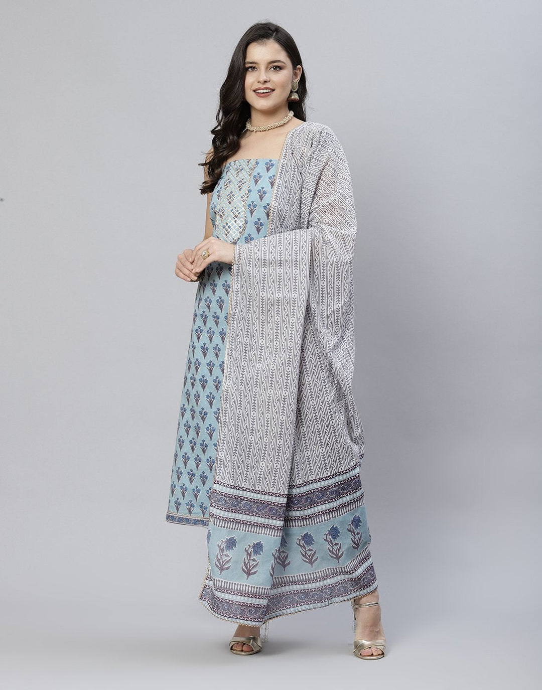 Printed Cotton Suit Piece