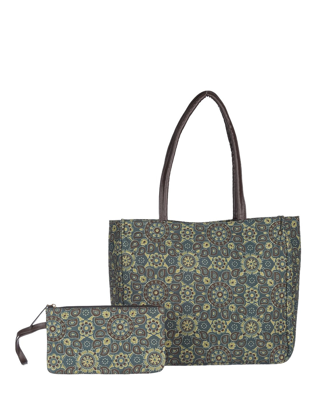 Elegant Multi Color Handbag And Purse Set