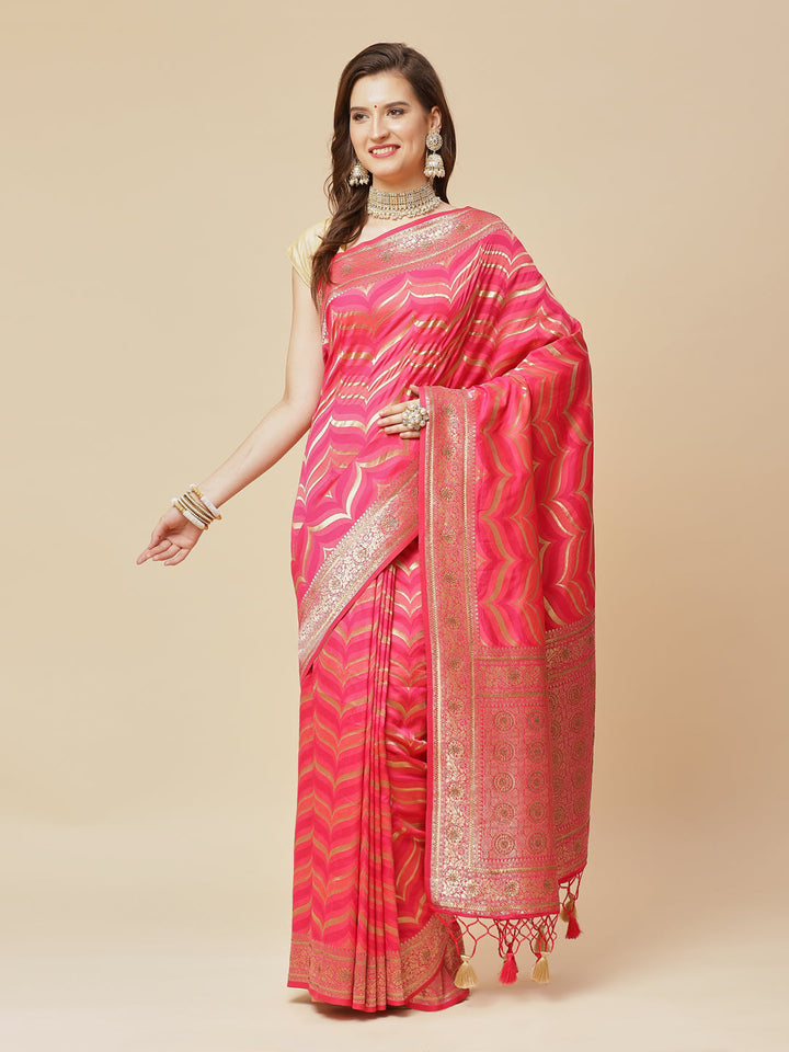 Swarovski Embroidered Art Handloom Saree