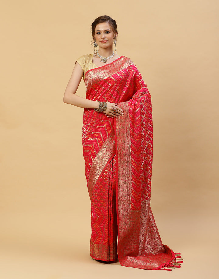 Woven Banarasi Art Handloom Saree