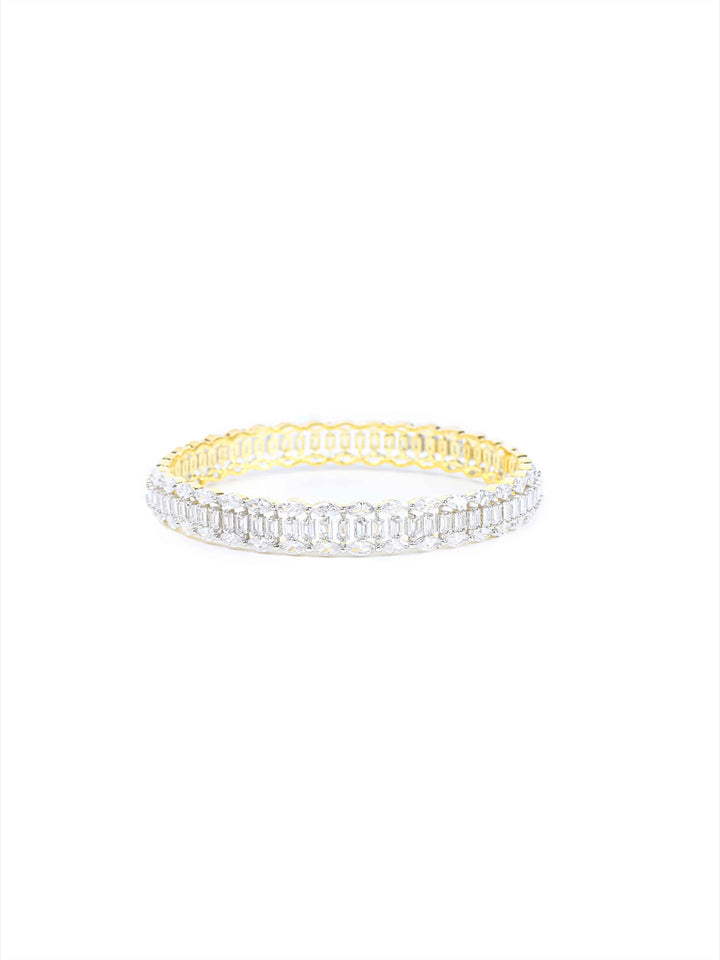Gold &amp; Silver AD Bangles Set