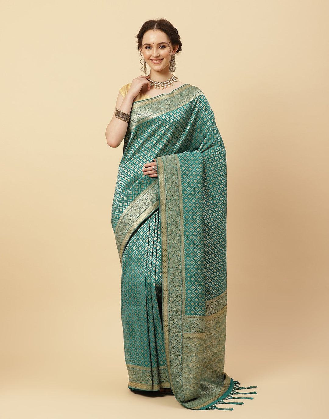 Embroidered Banarasi Saree