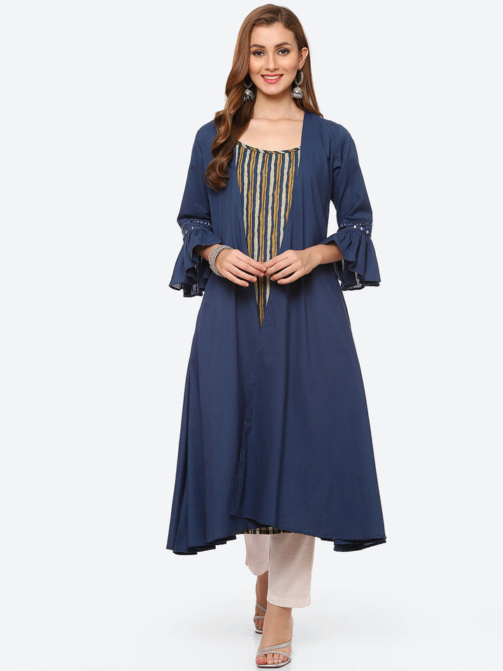 Printed Cotton Double Layered Kurta