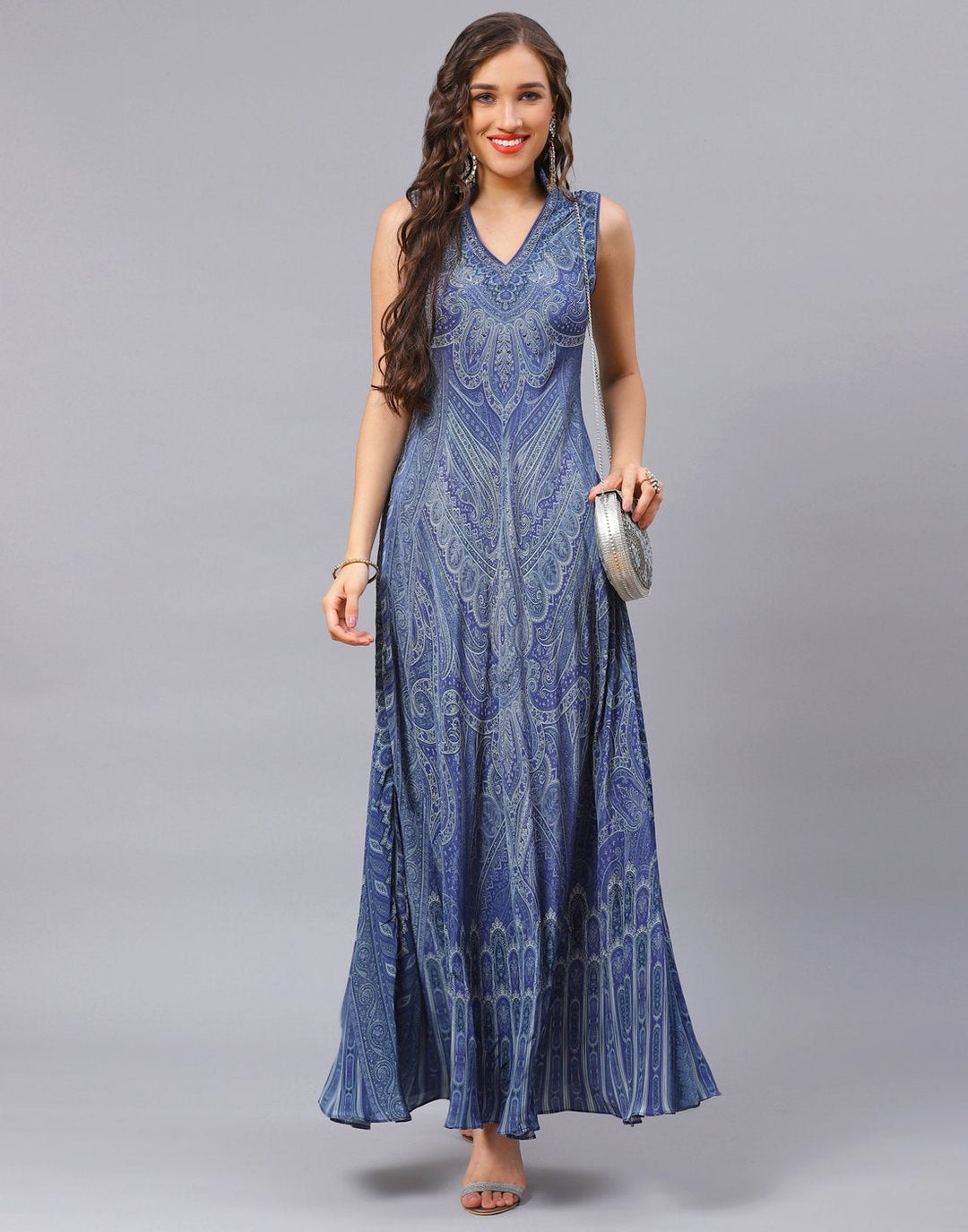 Blue and Pink Dress