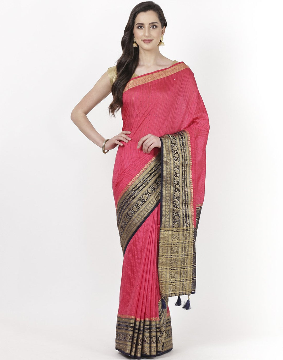 MBZ Meena Bazaar-Art Handloom Saree