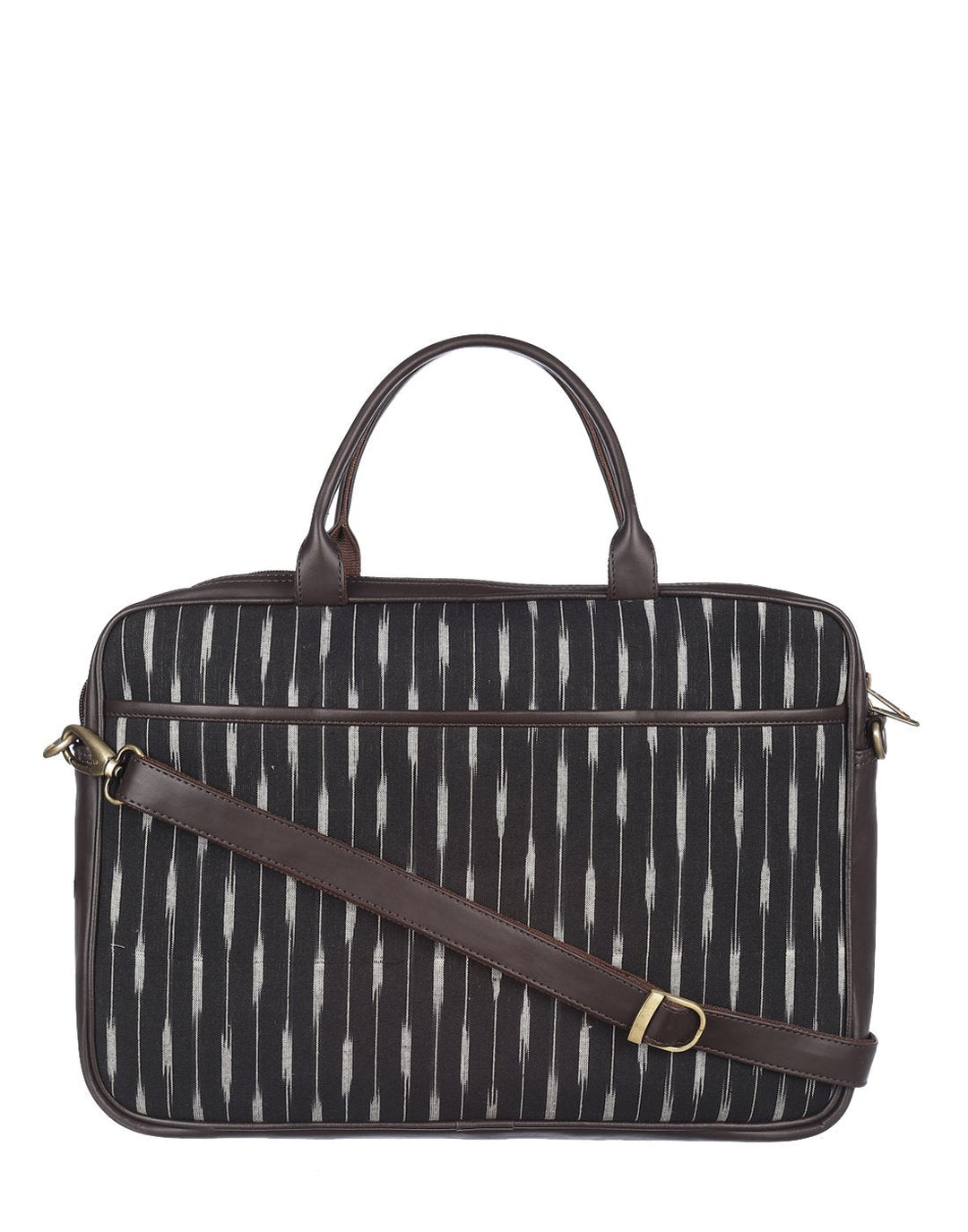 Stylish Casual Black And White Color Laptop Bag