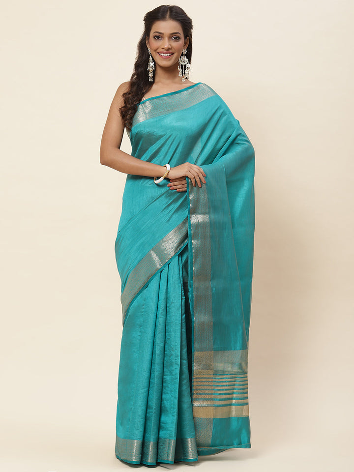 Zari Border Woven Handloom Saree