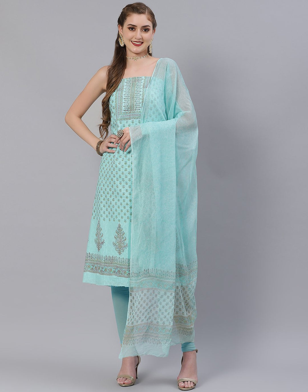 Cotton Printed Suit Piece