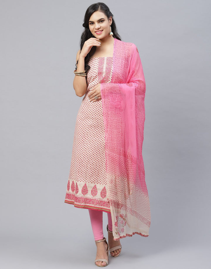 Cotton Embroidered Suit piece