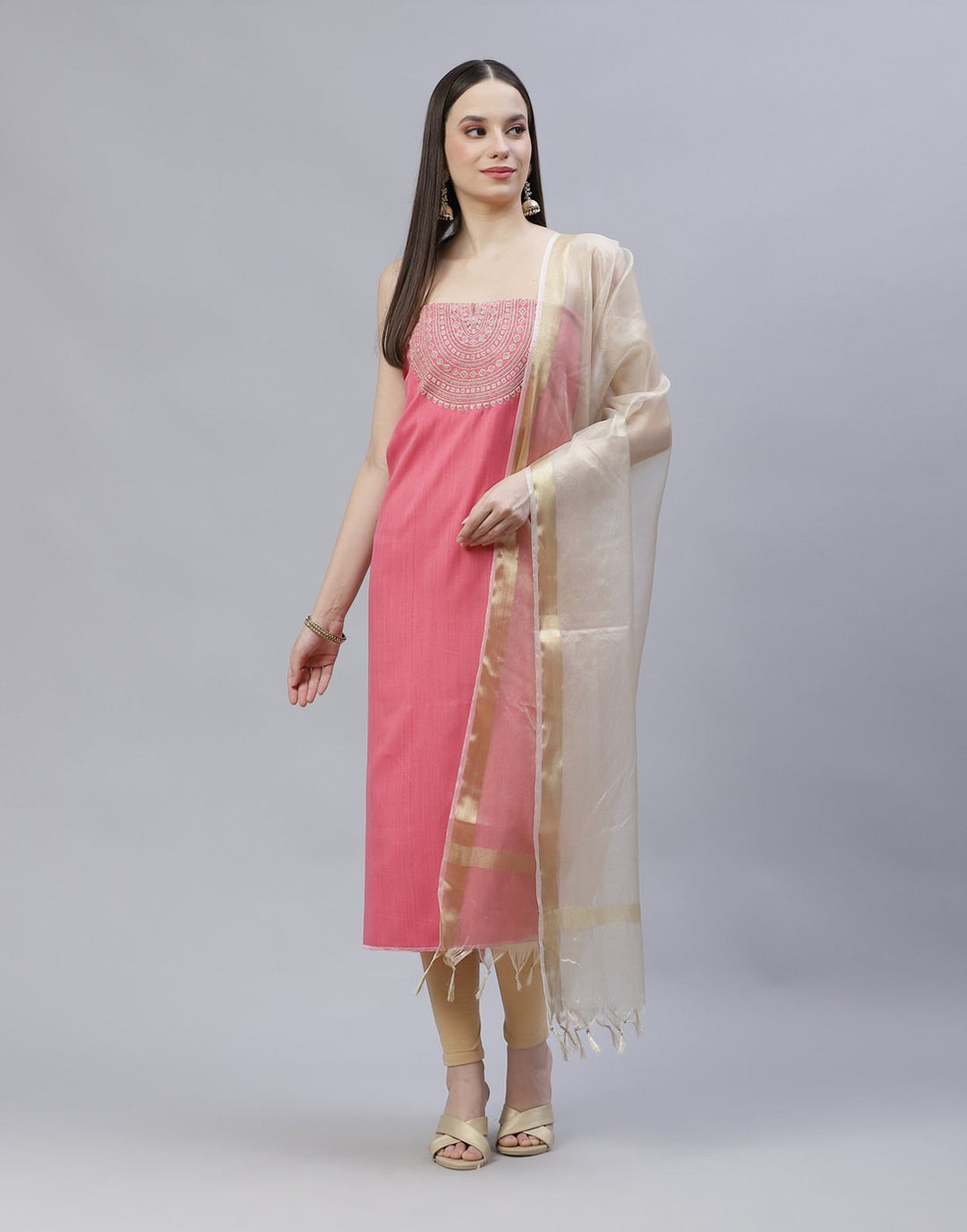 Embroidered Cotton Suit Piece