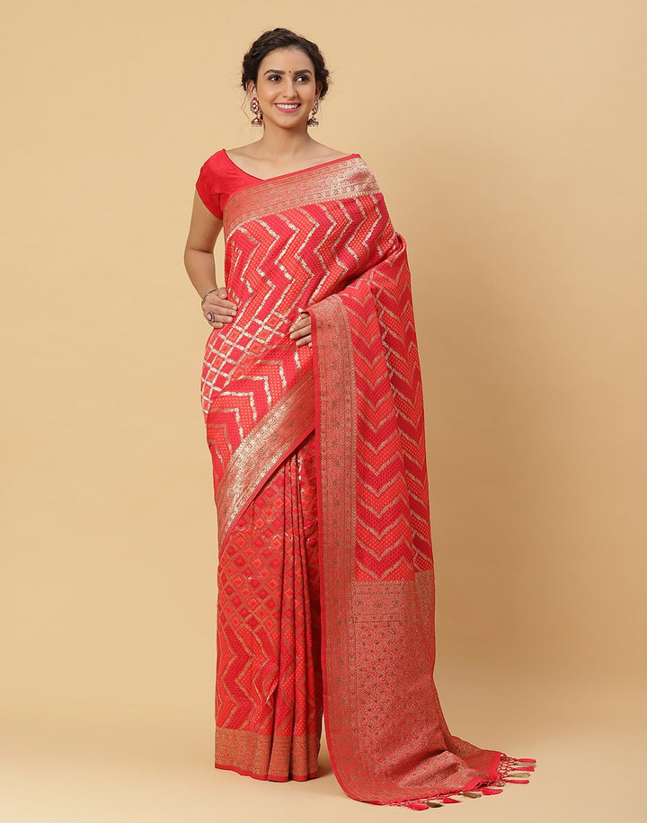 Woven Banarasi Art Handloom Saree
