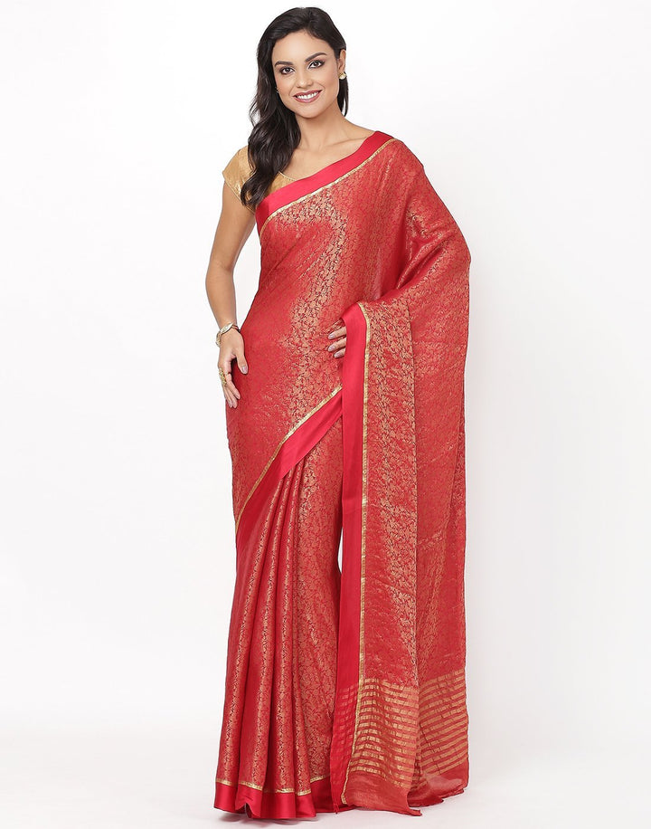 Zari Jaal Georgette Saree