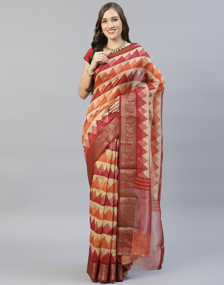 Cotton Printed Saree