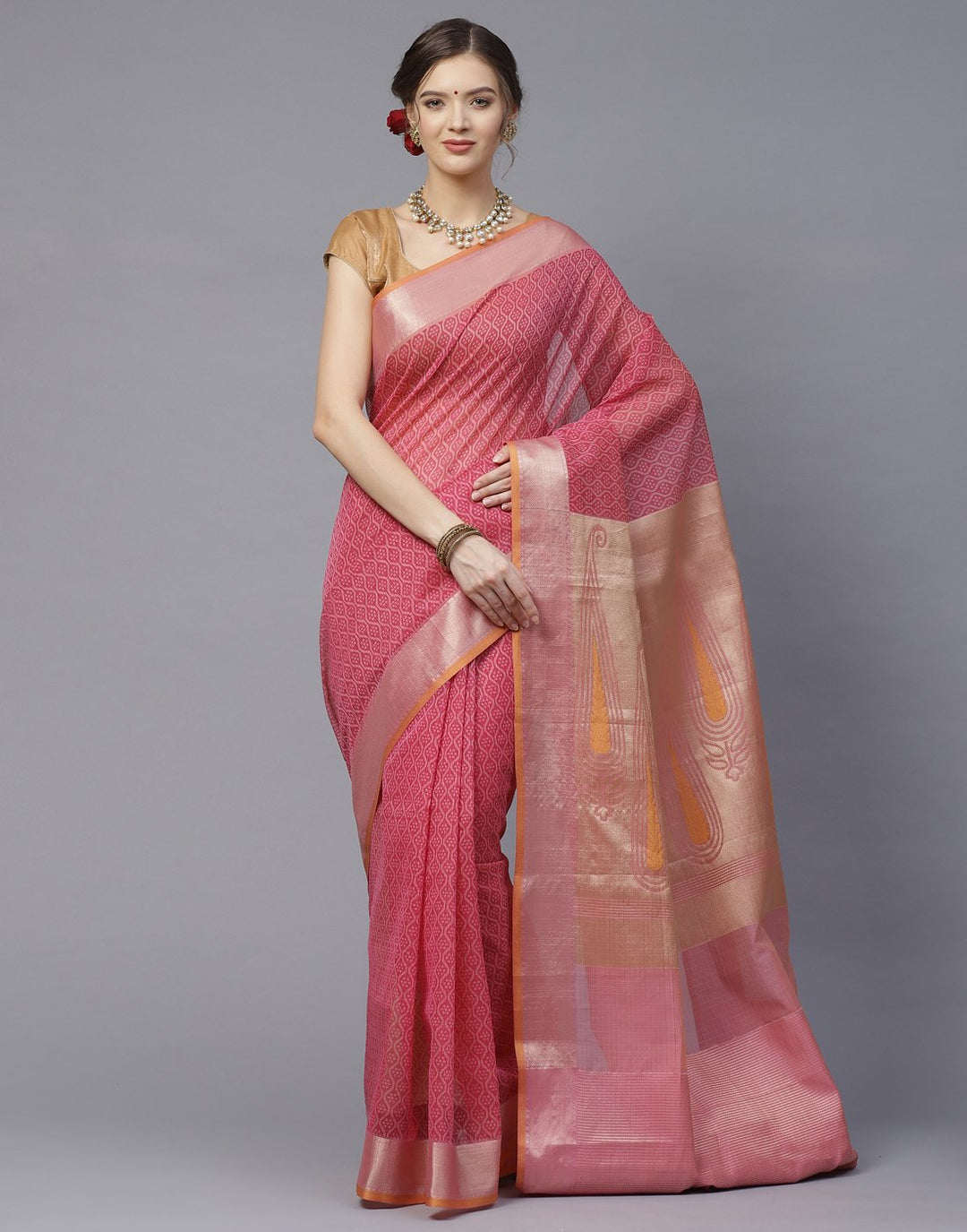Printed Cotton  Saree