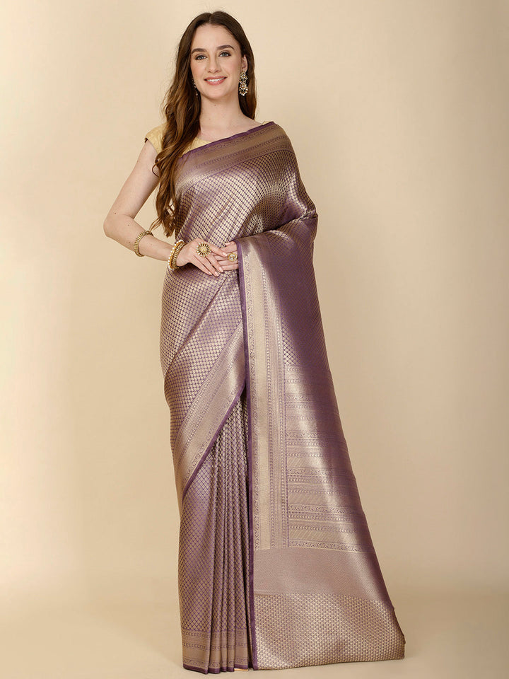 Ethnic Motifs Woven Handloom Saree