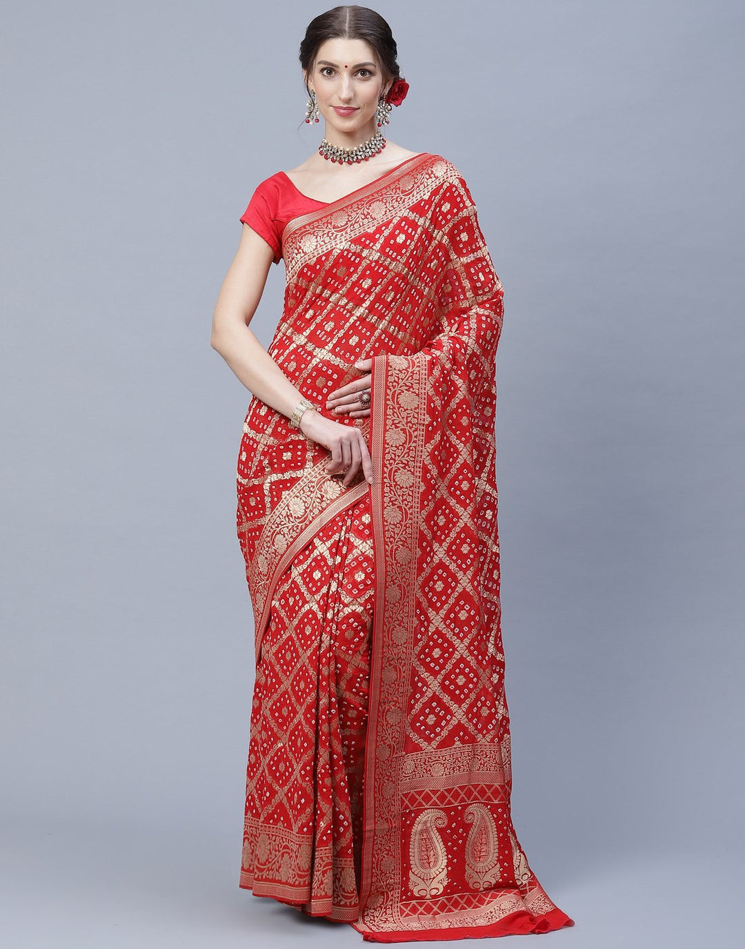 Beautiful Banarasi Gharchola  Saree