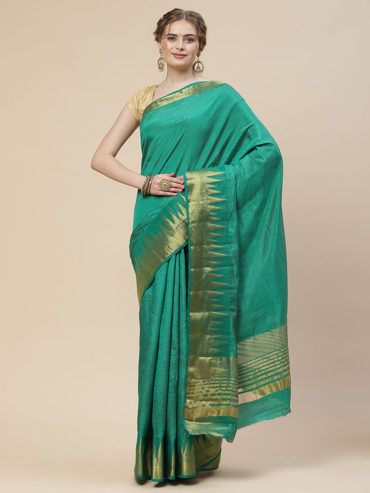 Zari Border Art Handloom Woven Saree