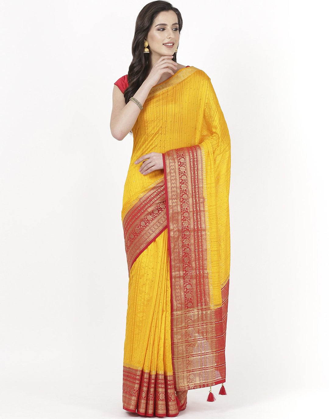 MBZ Meena Bazaar-Art Handloom Saree