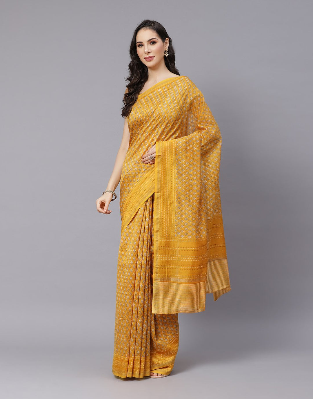 Cotton Printed Saree