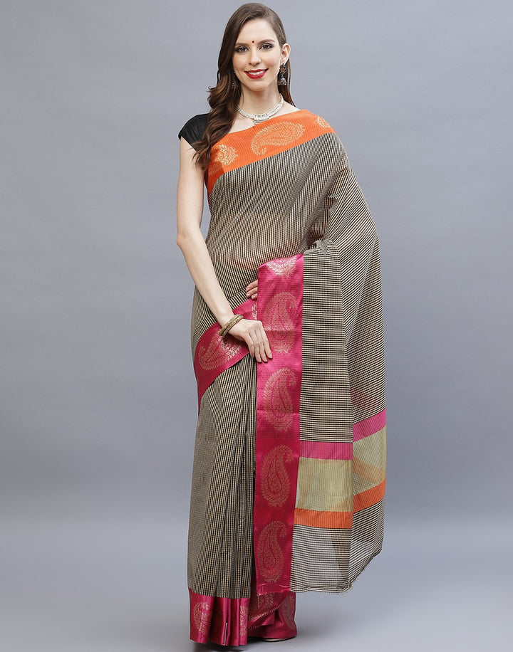 WOVEN COTTON SAREE