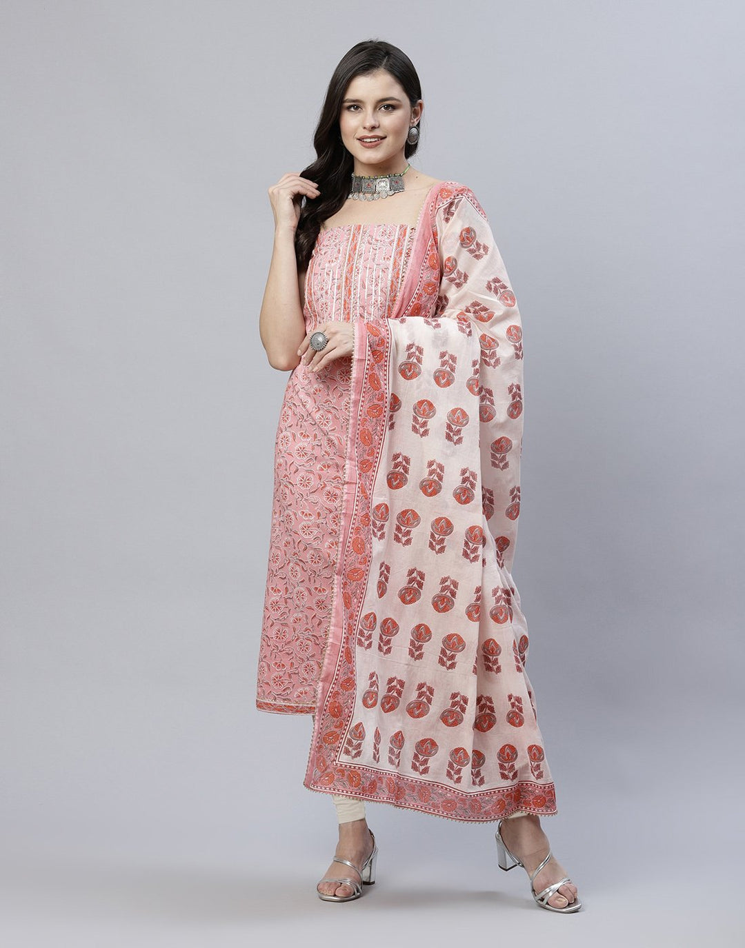 Printed Cotton Suit Piece