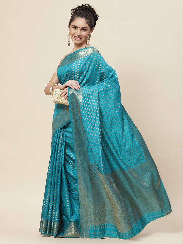 Zari Booti Handloom Woven Saree
