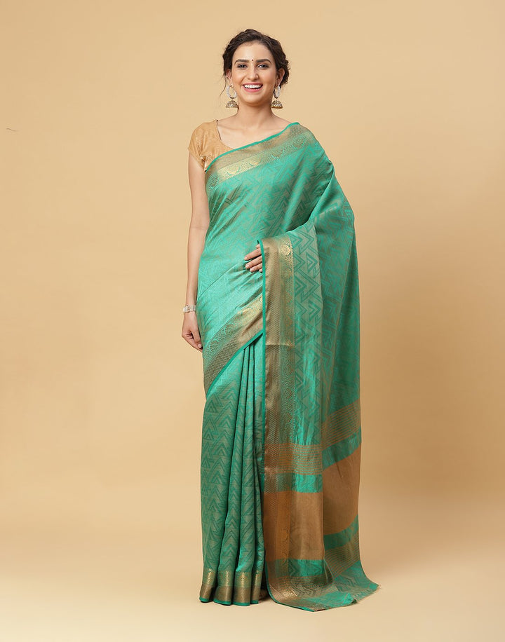 Woven Art Handloom Saree With Border