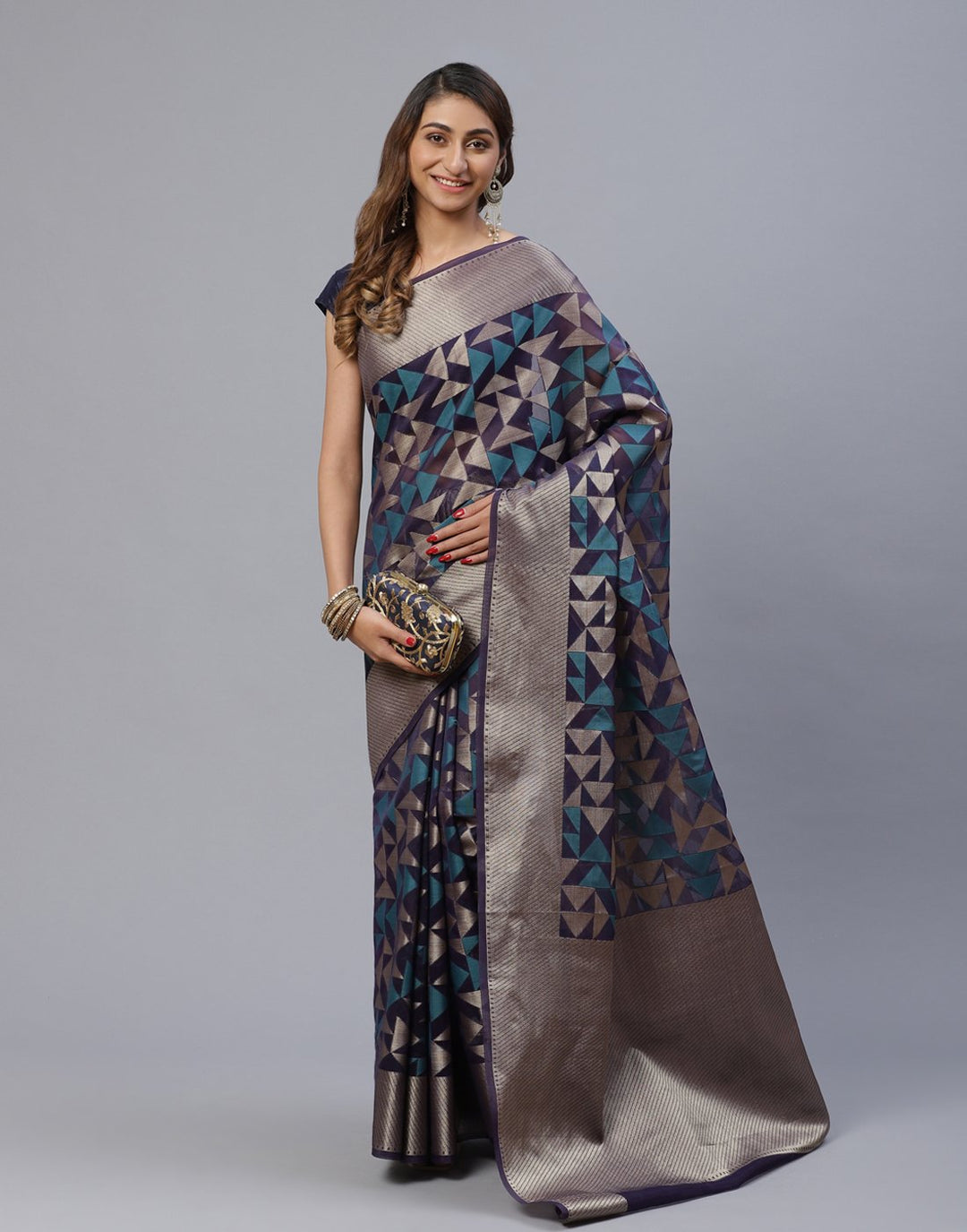 Printed Woven Cotton Saree