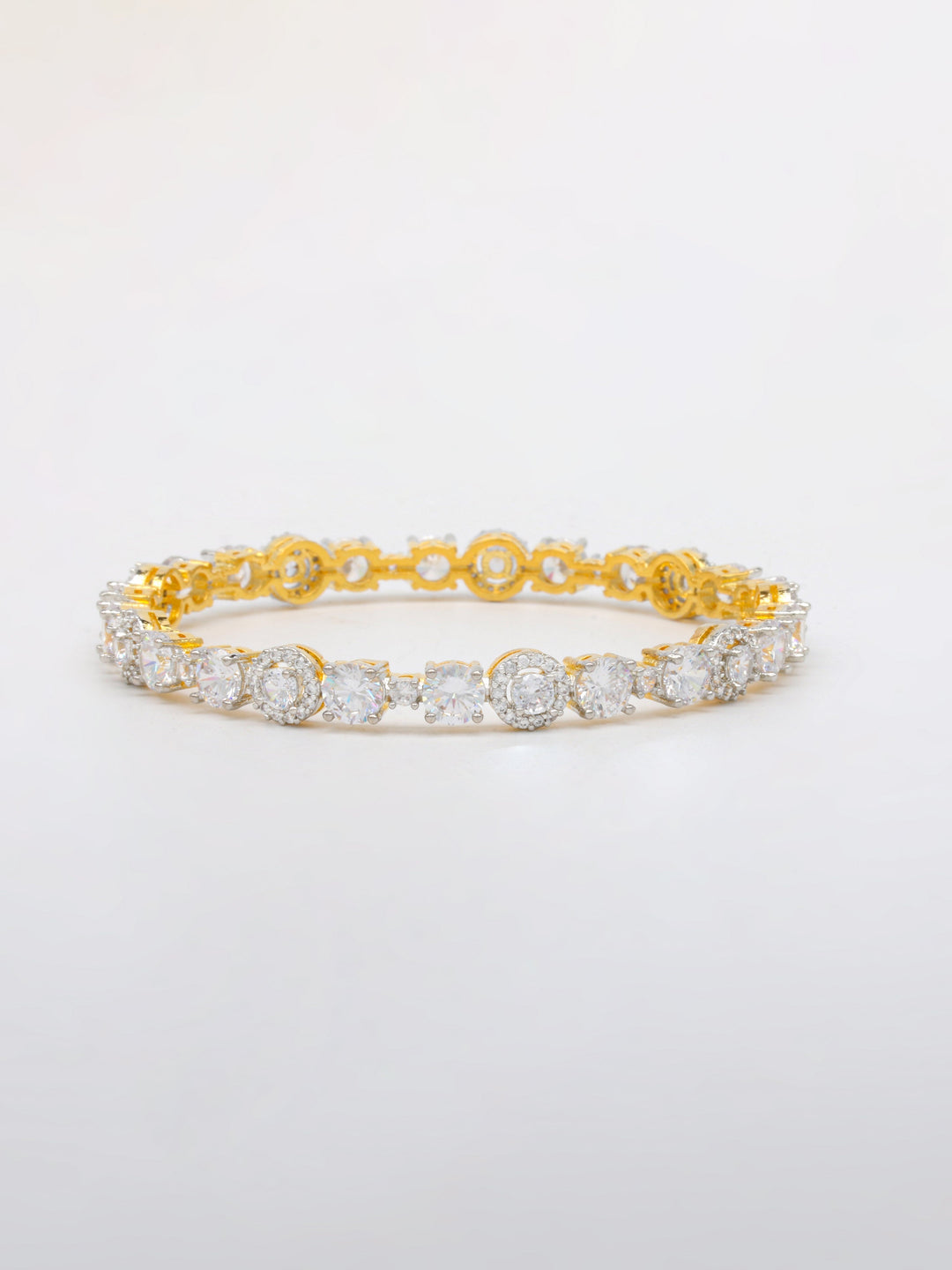 Golden &amp; White Bangle Set