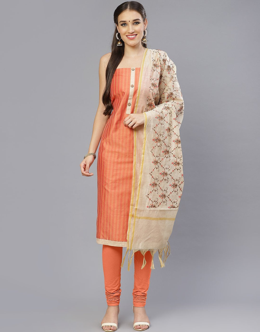 Chanderi Suit Set