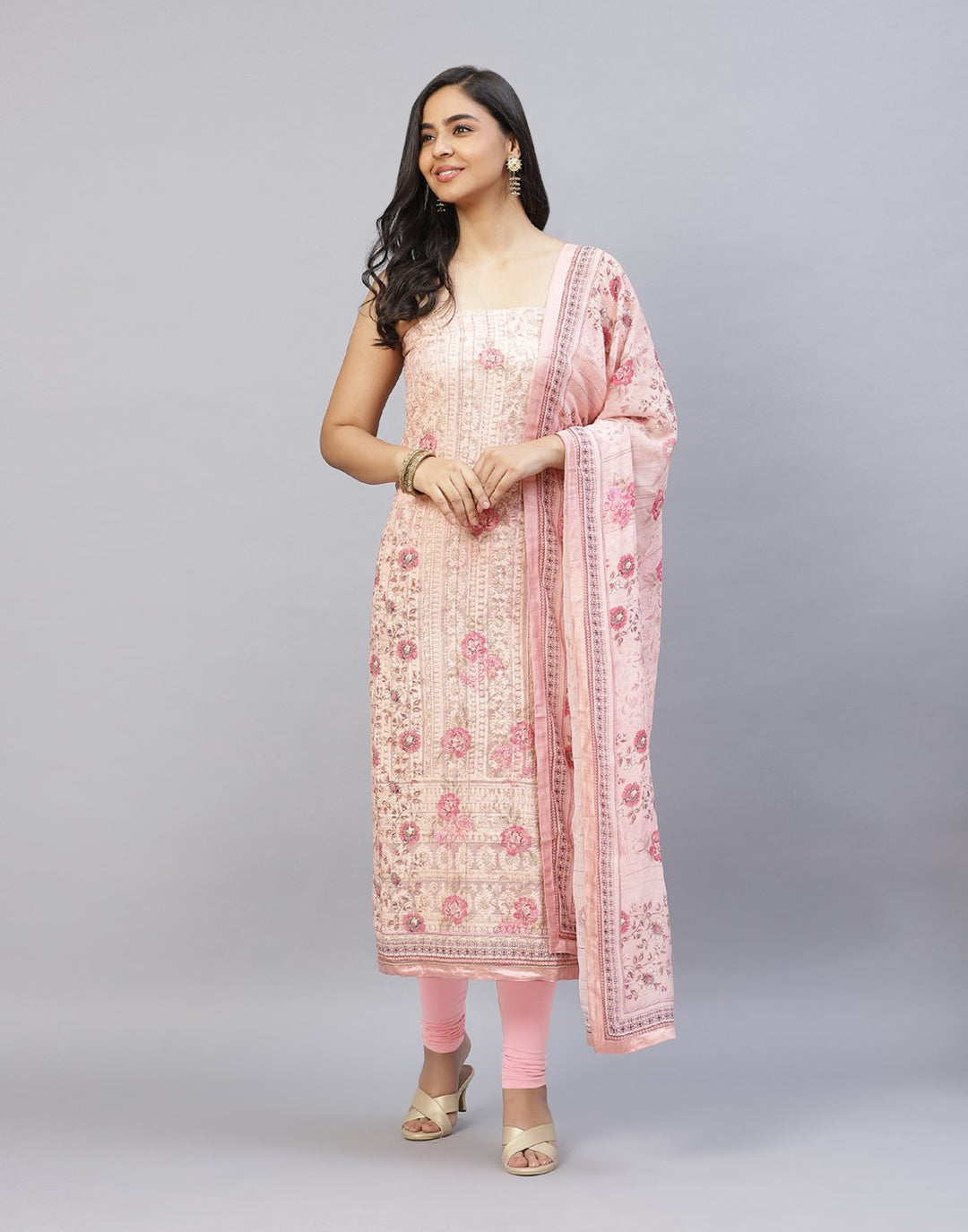 Embroidered Art Georgette Suit Piece