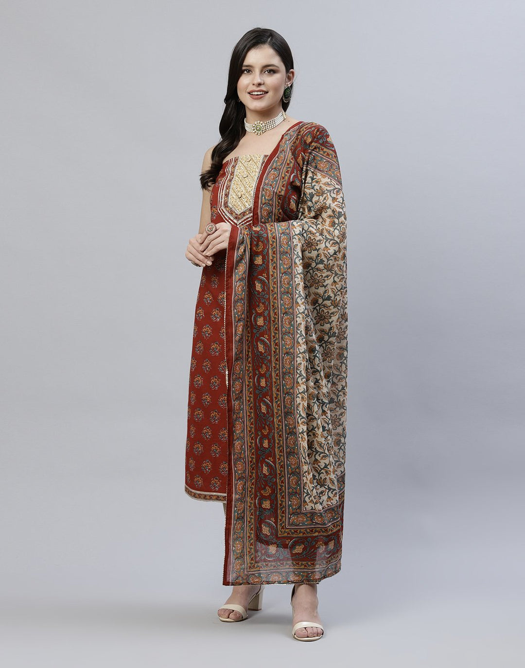 Printed Cotton Suit Piece