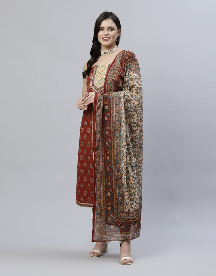 Printed Cotton Suit Piece