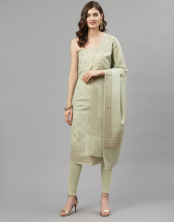 Cotton Embroidered Suit Piece