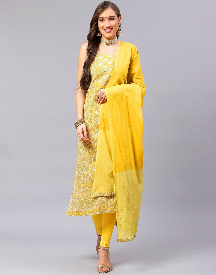 Cotton Printed Suit Piece