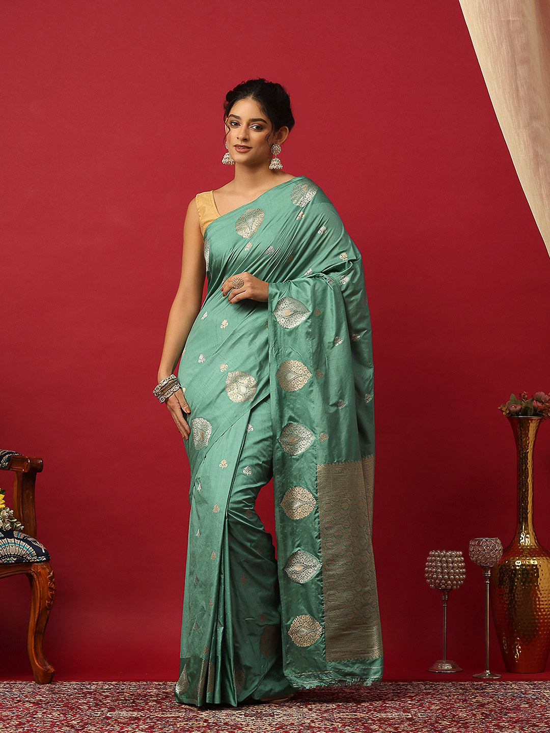 Woven Design Art Silk Saree