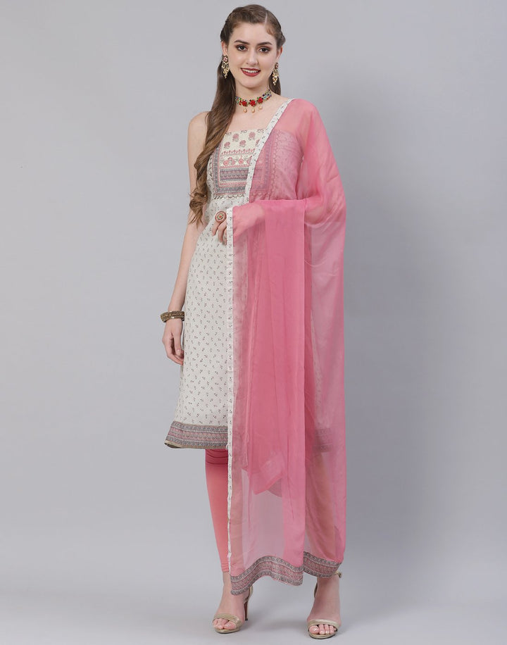 Cotton Embroidered Suit Piece