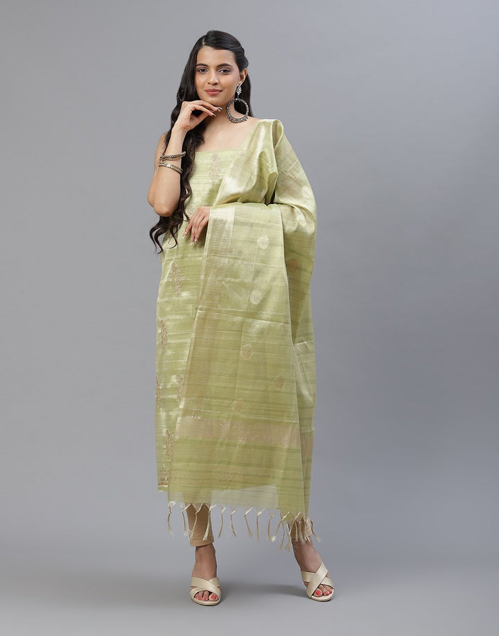 Chanderi Embroidered Suit piece