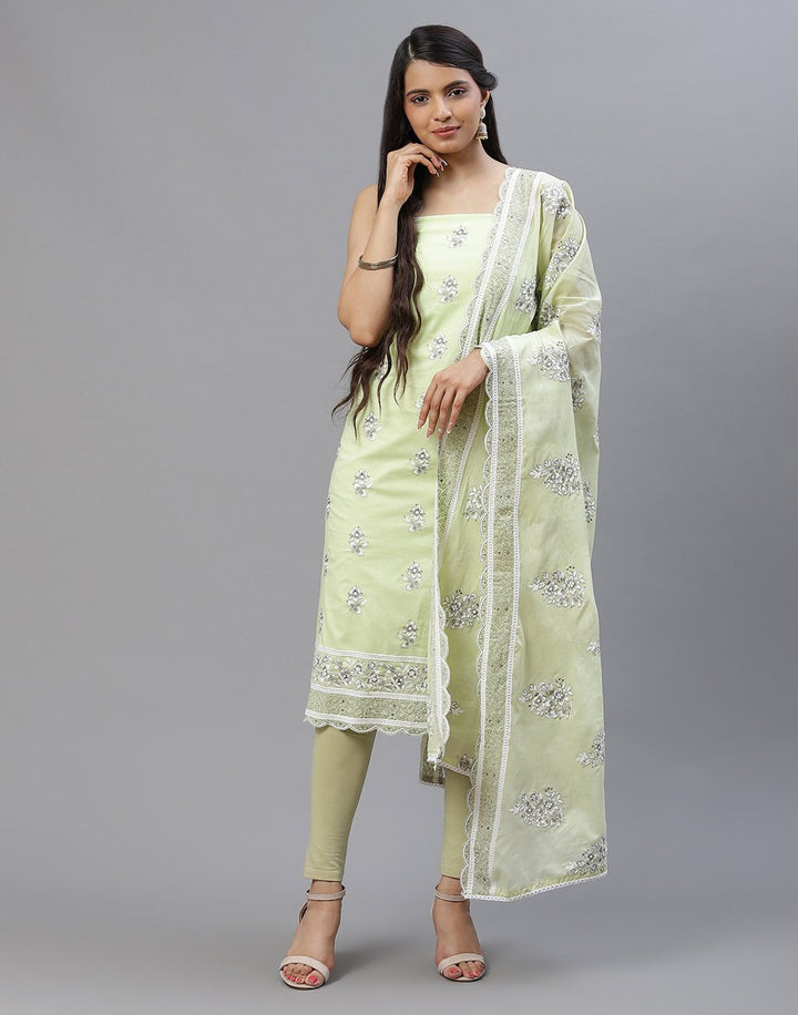 Cotton Embroidered Suit piece